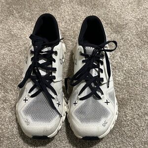 On Running Women’s White and Black Athletic Shoes